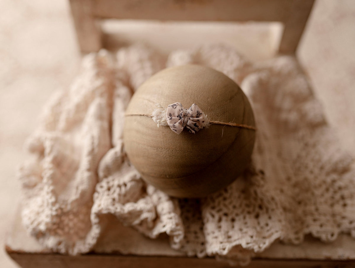 Blueberry Floral baby photography accessory by Olive & Lace