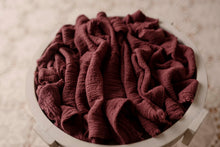 Load image into Gallery viewer, Chocolate Wine Cheesecloth Wrap