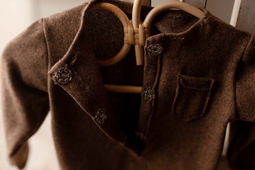 Rusty Mocha Sitter Onesie
