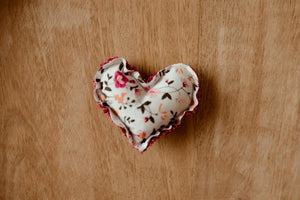 Orchard Bloom Pillow, Mircro Heart & Tieback Set