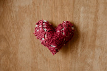 Load image into Gallery viewer, Orchard Bloom Pillow, Mircro Heart &amp; Tieback Set
