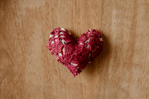 Orchard Bloom Pillow, Mircro Heart & Tieback Set