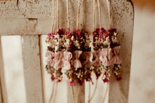Load image into Gallery viewer, Orchard Bloom Pillow, Mircro Heart &amp; Tieback Set
