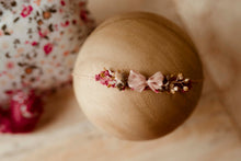 Load image into Gallery viewer, Orchard Bloom Pillow, Mircro Heart &amp; Tieback Set

