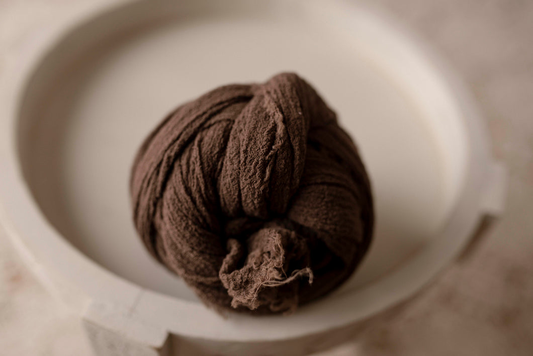 Chocolate Cheesecloth Wrap