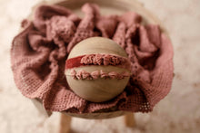Load image into Gallery viewer, Rusty Rose Vintage Collection OOAK Layer 2 Tiebacks
