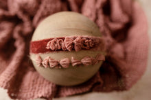 Load image into Gallery viewer, Rusty Rose Vintage Collection OOAK Layer 2 Tiebacks
