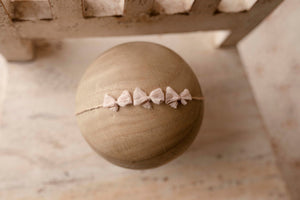 Vintage Peach 3 Bow