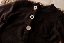 Load image into Gallery viewer, Chocolate Sitter Shorts Oniesie
