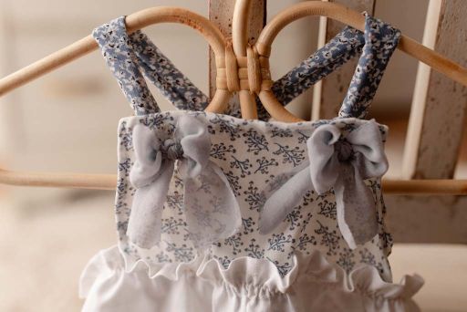 Bluebell Dress + Rag Bow Halo set
