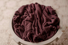 Load image into Gallery viewer, Chocolate Mauve Cheesecloth Wrap
