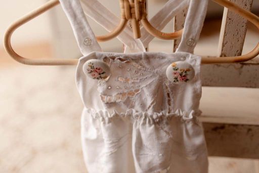 Country Floral Dress & Tieback set