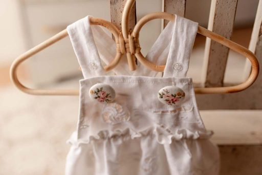 Country Floral Dress & Tieback set