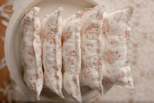 Load image into Gallery viewer, Cream Rose Pillow + Micro Heart

