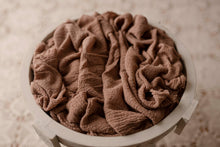 Load image into Gallery viewer, Dusty Mocha Cheesecloth Wrap
