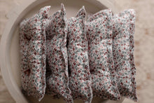 Load image into Gallery viewer, Eggplant Floral Pillow + Micro Heart
