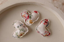 Load image into Gallery viewer, Ivory Wildflower Pillow + Micro Heart
