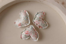 Load image into Gallery viewer, Pastel Floral Pillow + Micro Heart
