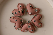 Load image into Gallery viewer, Floral &amp; Plaid Double Sided Pillow + Micro Heart
