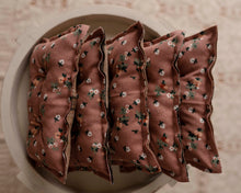 Load image into Gallery viewer, Floral &amp; Plaid Double Sided Pillow + Micro Heart
