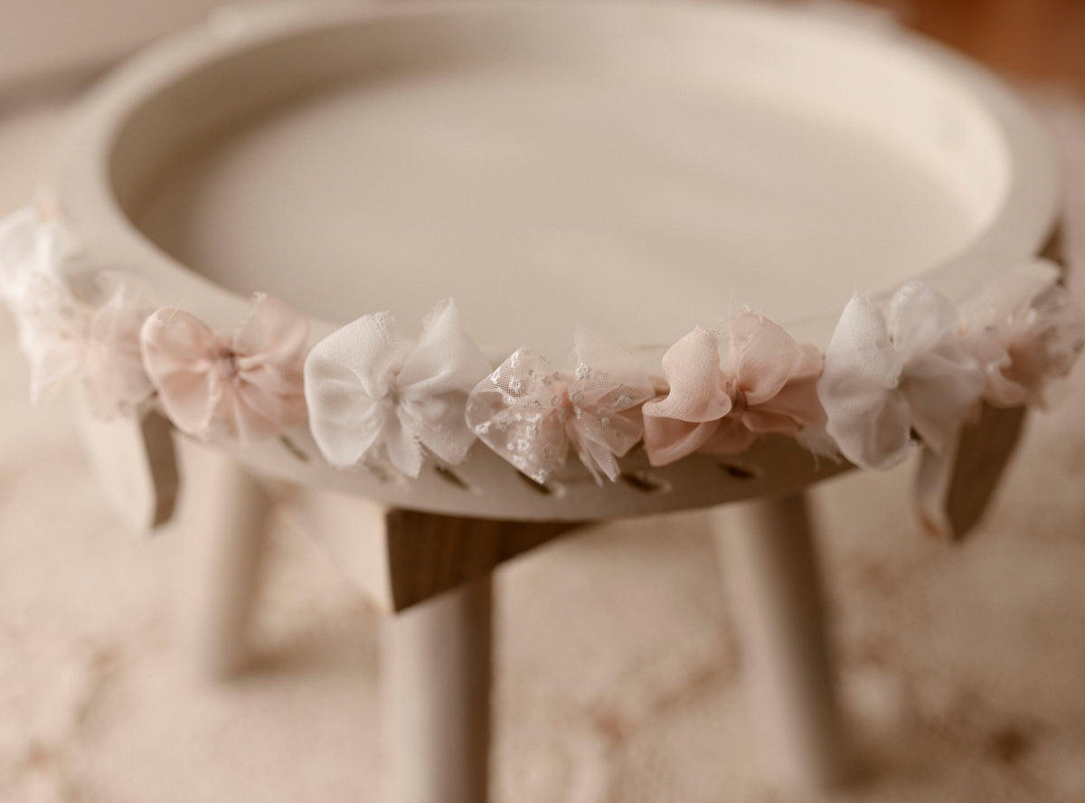 Rosie Posy rag bow halo for toddlers and kids by Olive & Lace