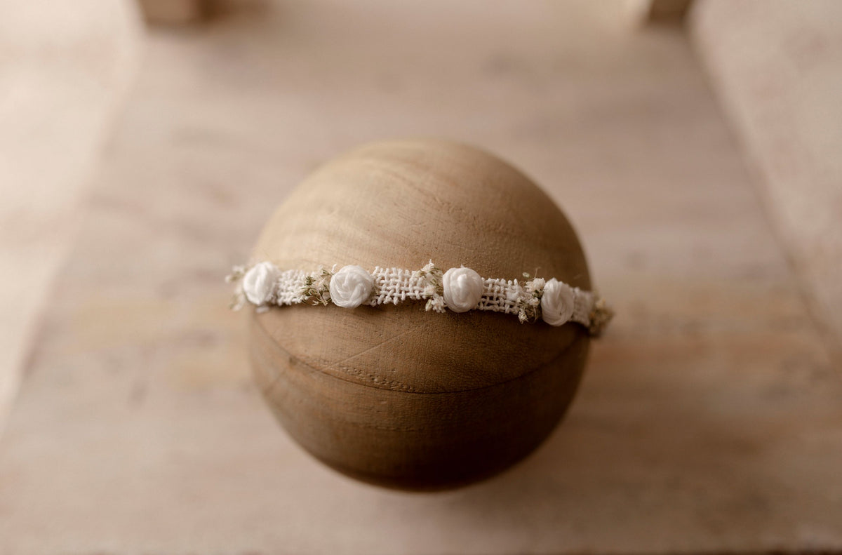 Vintage lace halo by Olive & Lace