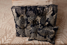 Load image into Gallery viewer, Navy &amp; Boho Floral - Double Sided Mattress &amp; Pillow Set
