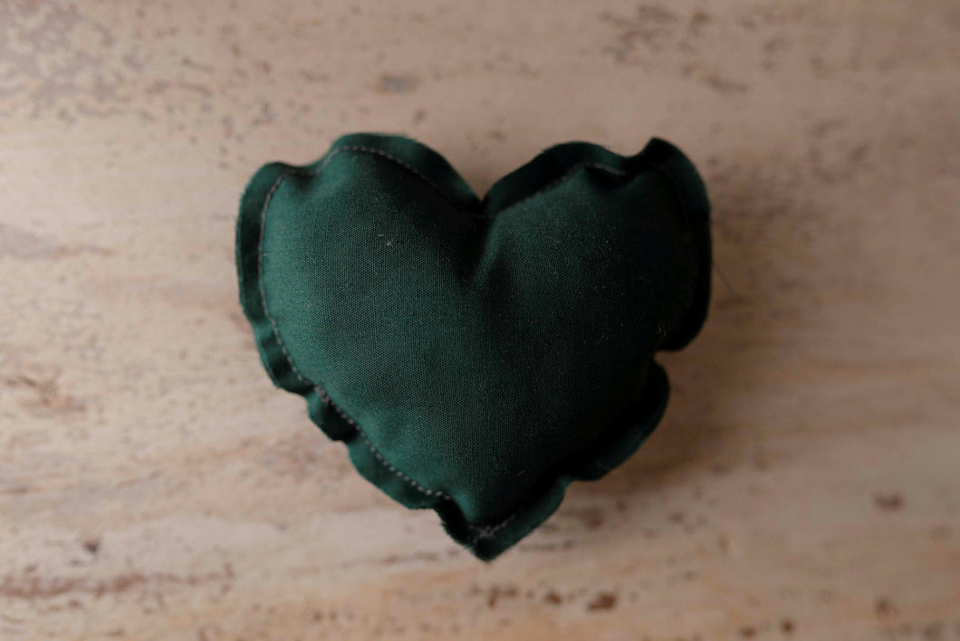 Dark Green Mini Heart