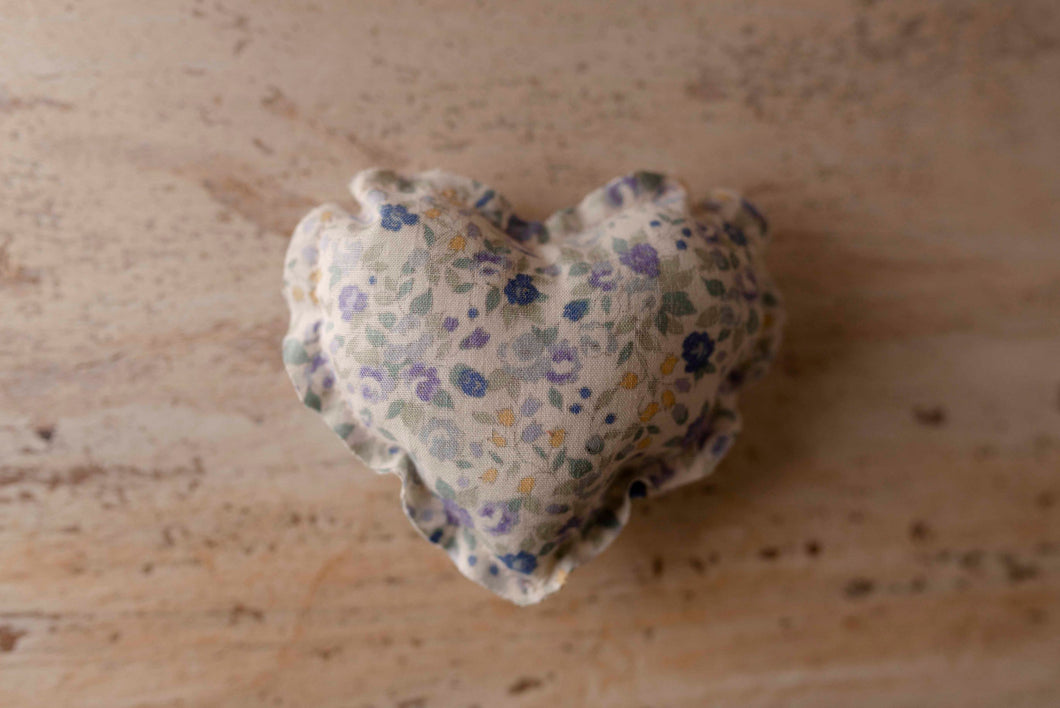 Lavender Floral Mini Heart